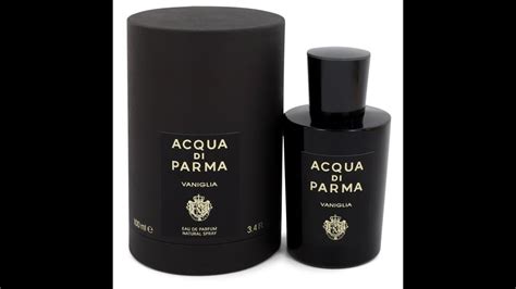 acqua di parma vaniglia review.